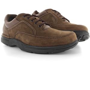 Men’s Rockport Eureka Moc Toe Oxford, Chocolate